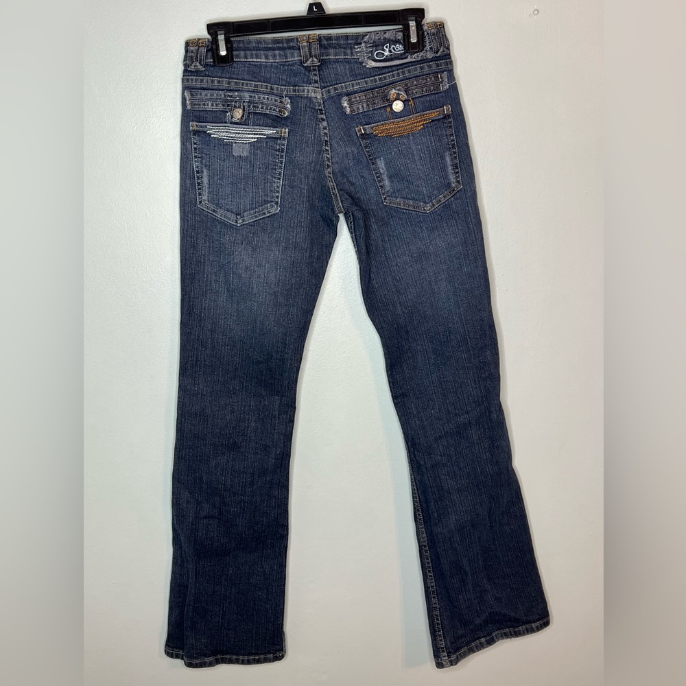 J-Star Distressed Denim Jeans Size 5/6 - Picture 6 of 7